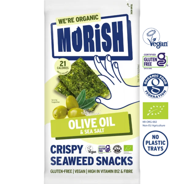 Organic Olive Oil Seaweed Snacks