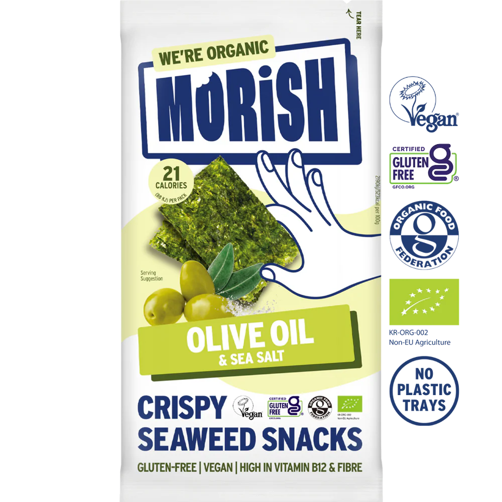 Organic Olive Oil Seaweed Snacks